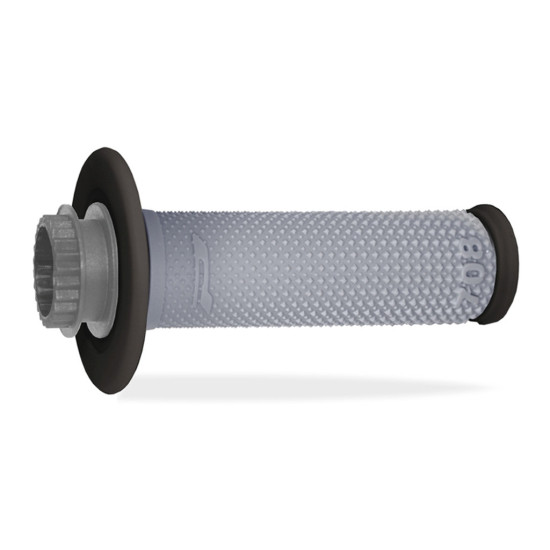 PROGRIP PG708 BEKELĖS RANKENOS SU SCS LOCK-ON + 7 TARPIKLIŲ RITINĖLIŲ ADAPTERIAIS (22+25 MM) SPALVA PILKA JUODA DVIEJŲ K