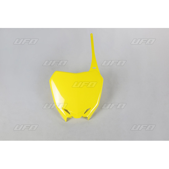 UFO NUMBER PLATE SUZUKI RMZ 250 '10-'18, RMZ 450 '08-'17, YELLOW