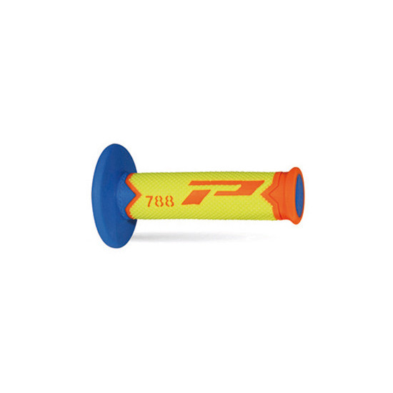 PROGRIP PG788 BEKELĖS RANKENOS (22+25 MM, ILGIS 115 MM) SPALVA FLUO ORANŽINĖ / FLUO GELTONA / ŠVIESIAI MĖLYNA (ALTERNATY