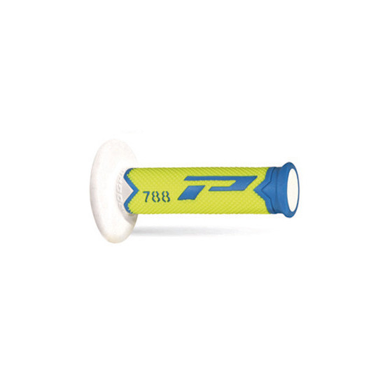 PROGRIP PG788 BEKELĖS RANKENOS (22+25 MM, 115 MM ILGIO) ŠVIESIAI MĖLYNOS / FLUO GELTONOS / BALTOS (ALTERNATYVINĖS) (788-