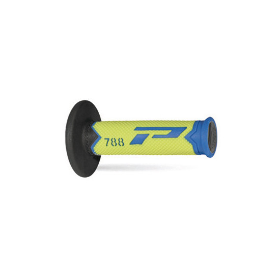 PROGRIP PG788 OFF ROAD GRIPS (22+25MM, 115MM LENGTH) LIGHT BLUE / FLUO YELLOW / BLACK (TERNATIVE) (788-279)