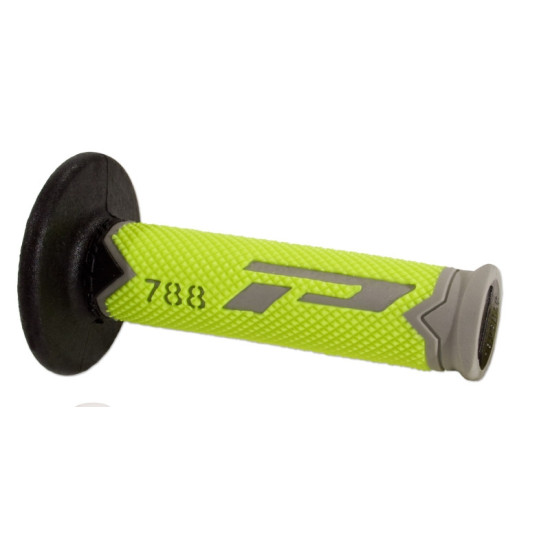 PROGRIP PG788 BEKELĖS RANKENOS (22+25 MM, 115 MM ILGIO) SPALVA PILKA / FLUO GELTONA / JUODA (ALTERNATYVI) (788-254) (PG7
