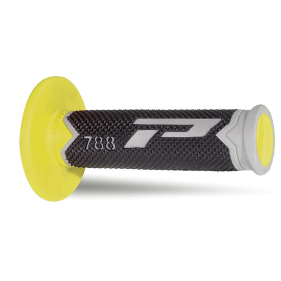 PROGRIP PG788 BEKELĖS RANKENOS (22+25 MM, 115 MM ILGIO) PILKO / GELTONO / JUODO (ALTERNATYVUS) (788-210) (PG788 / 4)
