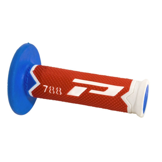 PROGRIP PG788 BEKELĖS RANKENOS (22+25 MM, 115 MM ILGIO) BALTOS / RAUDONOS / ŠVIESIAI MĖLYNOS (ALTERNATYVUS) (788-256) (P