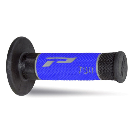 PROGRIP PG790 OFF ROAD GRIPS (22+25MM, 115MM LENGTH) GREY / BLACK / BLUE (TERNATIVE) (790-232) (PG790 / 5)