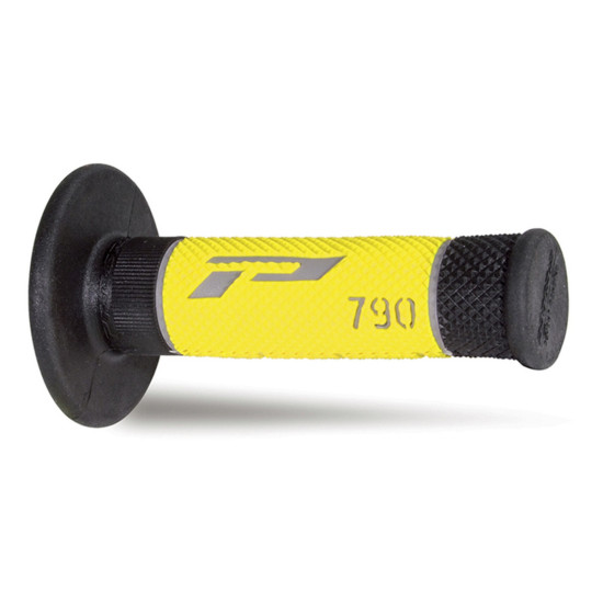 PROGRIP PG790 OFF ROAD GRIPS (22+25MM, LENGTH 115MM) COLOUR GREY / BLACK / YELLOW (TERNATIVE) (790-230) (PG790 / 11)