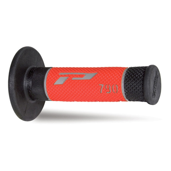 PROGRIP PG790 BEKELĖS RANKENOS (22+25 MM, 115 MM ILGIO) PILKA / JUODA / RAUDONA (ALTERNATYVUS) (790-229) (PG790 / 7)