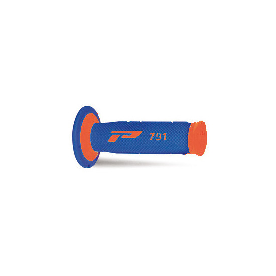 PROGRIP PG791 OFF ROAD GRIPS (22+25MM, LENGTH 115MM) COLOUR FLUO ORANGE / BLUE (TWO-COMPONENT) (791-275) (PA079100-275)