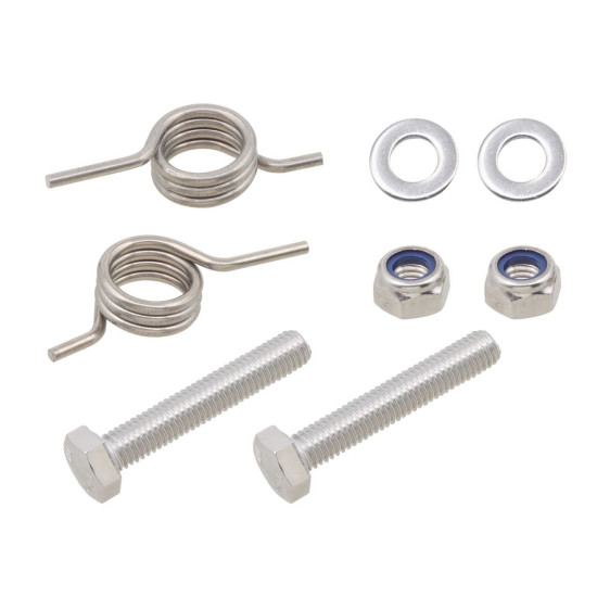 PSYCHIC FOOTREST MOUNTING KIT (PINS, SPRINGS, WASHERS LOCKS) SHERCO SM 50 R/RS '20-'23, 50 ENDURO/SUPERMOTARD '06-'17, S