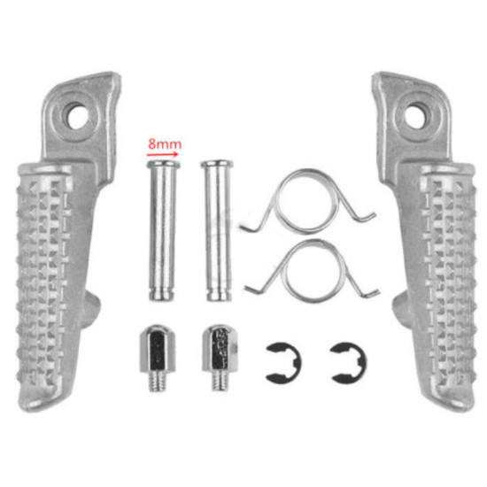 BIKETEC DALYS MOTOCIKLINIO PĖDŲ ATRAMOS KOMPLEKTAS SU LAIKIKLIAIS HONDA CBR 600RR '03-06, CBR 1000 RR '04-14, CBR 1000R 