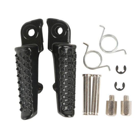 BIKETEC PARTS RIDER'S FOOTREST SET (FOOTRESTS) COMPLETE WITH MOUNTS HONDA CBR 600RR '03-06, CBR 1000 RR '04-14, CBR 1000