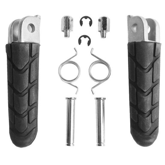 BIKETEC PARTS RIDER'S FOOTREST SET (FOOTRESTS) COMPLETE WITH MOUNTS HONDA CBR 600 '99-06, VFR 800 '98-06, CBR 1100XX '97