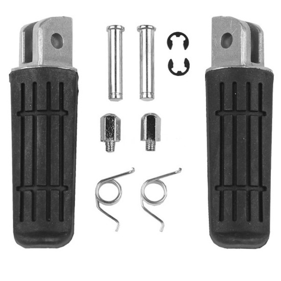 BIKETEC PARTS RIDER'S FOOTREST SET (FOOTRESTS) COMPLETE WITH MOUNTS YAMAHA XJ 600 '92-03, YZF R6 '98-06, YZF R1 '99-09, 