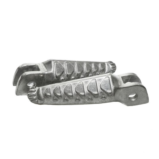 BIKETEC PARTS FOOTREST KIT (FOOTRESTS) DUCATI 899 PANIGALE '14-15, 1199 PANIGALE '12-14 COLOR SILVER