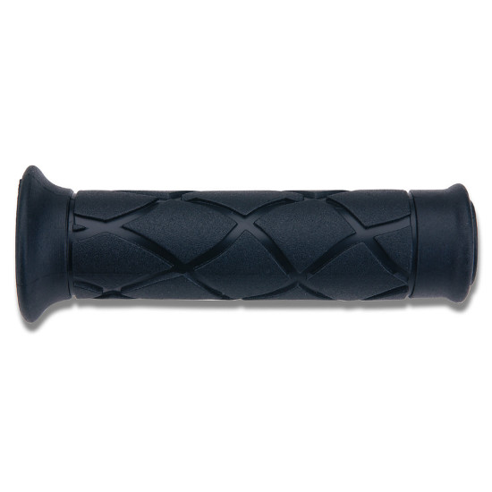 DOMINO GRIPS PASPAURDINĖLIS DOMINO STILIAUS (22+25 MM, ILGIS 120 MM) SU SKYLE, JUODAS