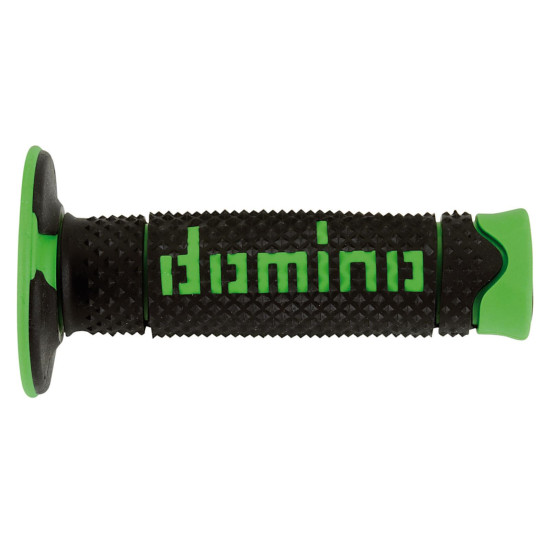 DOMINO DVIEJŲ KOMPONENTINĖS BEKELĖS RANKENOS, JUODOS/ŽALIOS
