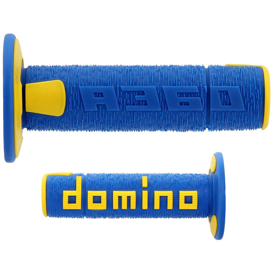 DOMINO BEKELĖS RANKENOS NAUJOS PLOKŠTELĖS, DVIEJŲ KOMPONENTŲ, MĖLYNOS / GELTONOS