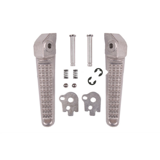 BIKETEC PARTS PASSENGER FOOTREST SET COMPLETE WITH MOUNTS HONDA CB 400 '93-98, CBR 250 '87-97, CBR 900 '93-99, CBR 929 '