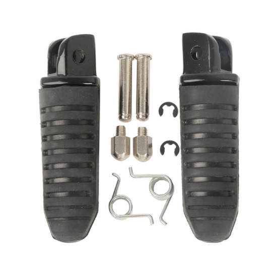 BIKETEC PARTS RIDER'S FOOTREST SET (FOOTRESTS) COMPLETE WITH MOUNTS SUZUKI GSX 1300R HAYABUSA '99-12, GSX 650 '08-12, GS