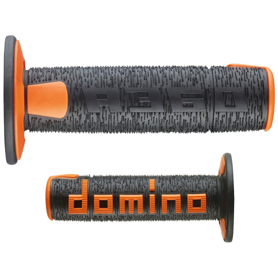 DOMINO BEKELĖS RANKENOS NAUJOS PLOKŠTELĖS, DVIEJŲ KOMPONENTŲ, JUODA/ORANGINĖ
