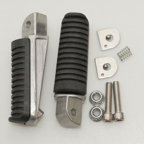 BIKETEC PARTS PASSENGER FOOTRESTS SET COMPLETE WITH MOUNTS YAMAHA FJR 1300 '01-19, FZ1 '06-15, FZ6 '04-15, XJ6 '09-16, X