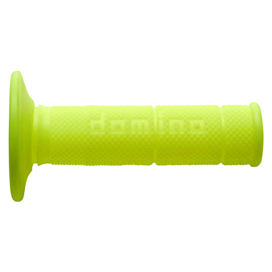 DOMINO OFF ROAD GRIPS SINGLE COMPONENT ULTRA SOFT (22+25MM, LENGTH 120/123MM) WITHOUT HOLE COLOR FLUO YELLOW