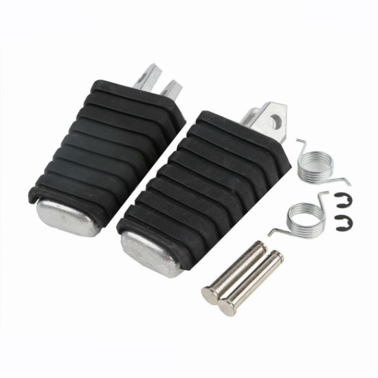 BIKETEC PARTS PASSENGER FOOTRESTS SET COMPLETE WITH MOUNTS YAMAHA XVS 650, XV 535, V-MAX 1200, XV 750 / 920 / 1100 ALL Y