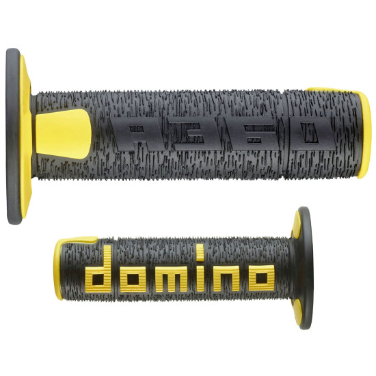 DOMINO BEKELĖS RANKENOS NAUJOS PLOKŠTELĖS, DVIEJŲ KOMPONENTŲ, JUODA / GELTONA SPALVA