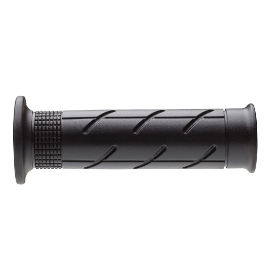 DOMINO GRIPS ROAD / SCOOTER HONDA STYLE (22+25MM, LENGTH 120MM) WITHOUT HOLE, BLACK