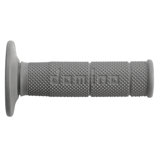 DOMINO OFF ROAD GRIPS SINGLE COMPONENT ULTRA SOFT (22+25MM, LENGTH 120 / 123MM) WITHOUT HOLE, COLOUR GRAY