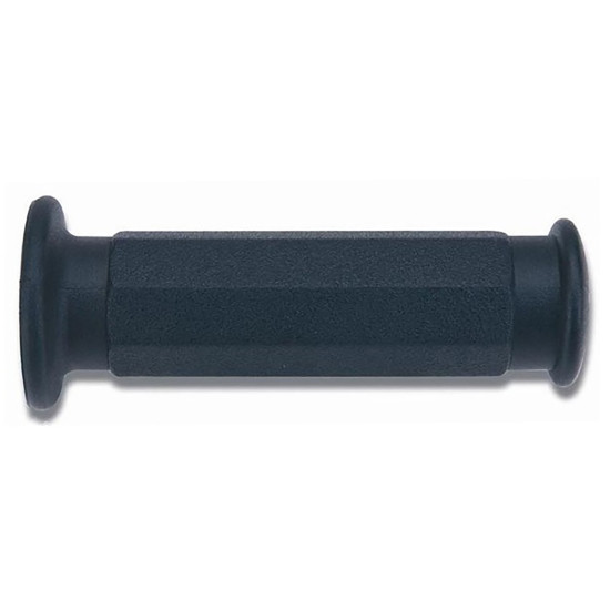DOMINO GRIPS SCOOTER PIAGGIO STYLE (22+25MM, LENGTH 114MM) WITHOUT HOLE, BLACK