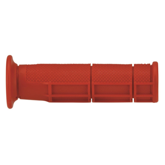 DOMINO GRIPS ATV / QUAD DOMINO STYLE (22+22MM, LENGTH 125MM) WITHOUT HOLE RED