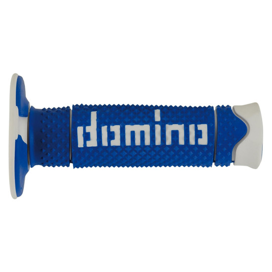 DOMINO OFF ROAD GRIPS PYRAMID (A260) TWO-COMPONENT BLUE / WHITE