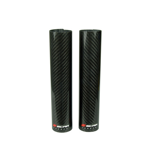 SAVAPRILIPNIŲ ANGLIES PLOMBYRIŲ TELESKOPINIŲ KOJŲ APSAUGŲ „SCAR RACING“ MATMENYS 240X52MM (DIDELIEMS MOTOCIKLAMS)