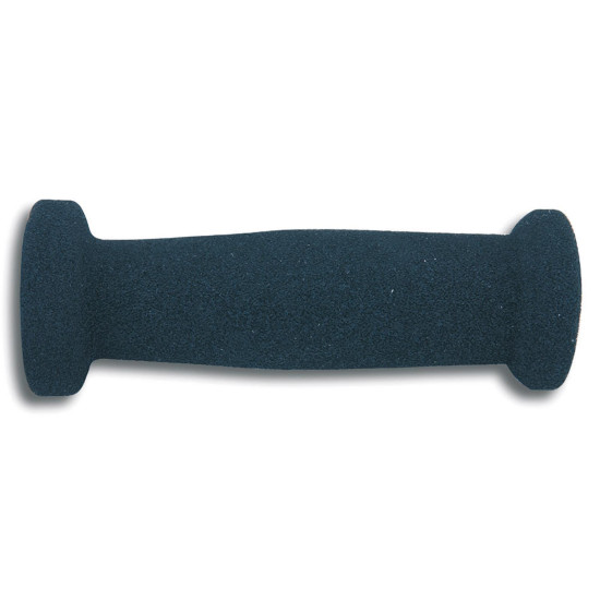 DOMINO GRIPS ROAD DOMINO STYLE FOAM (22+25MM, LENGTH 132MM) WITH HOLE, BLACK