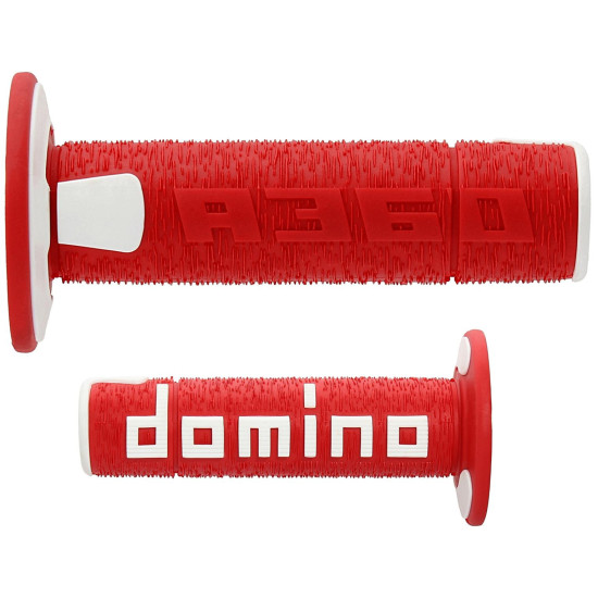 DOMINO BEKELĖS RANKENOS NAUJOS PLOKŠTELĖS, DVIEJŲ KOMPONENTŲ, SPALVOS RAUDONA / BALTA