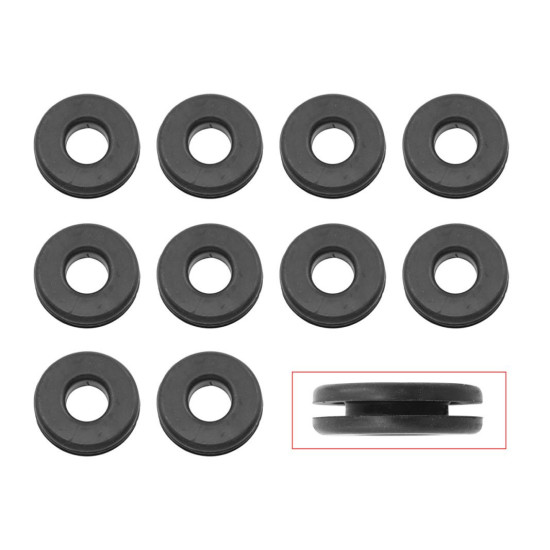 SPI SNOW RUBBER GROMMET (MOUNTING RUBBER) FI 12MM 10 PCS CAN AM MAVERIC / COMMANDER / DEFENDER MAX (OEM: 517303756) (SNO