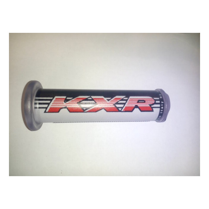 HARRI'S SALE 01698-KXR QUAD KXR GRIPS (120MM/22MM) WITHOUT HOLE COLOR BLACK/WHITE/RED