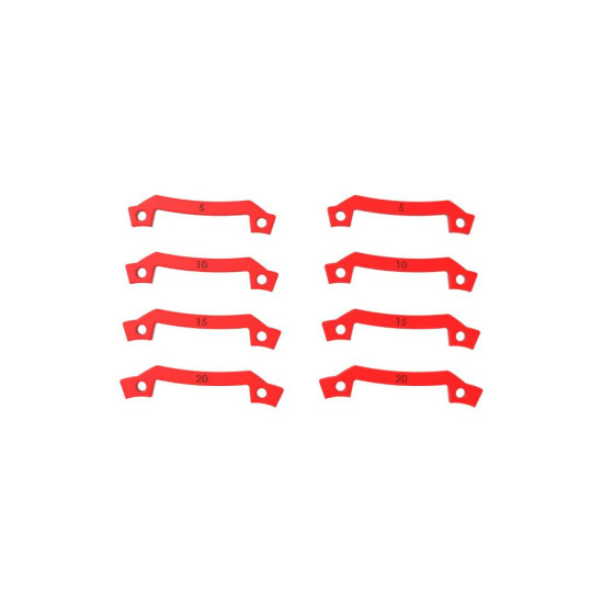 LEATT (2022/2023) adjustment/locking (5/10/15/20 DEGREES) straps X-FRAME (pair) EXTENTION STOPPER KIT (spare parts)