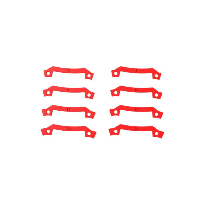 LEATT (2022/2023) adjustment/locking (5/10/15/20 DEGREES) straps X-FRAME (pair) EXTENTION STOPPER KIT (spare parts)