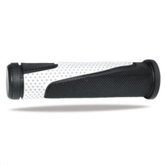 PROGRIP GRIPS PG807 ATV / JET SKI / MTB (22+22MM, LENGTH 125MM) COLOUR BLACK WHITE (TWO-COMPONENT) (807-126)