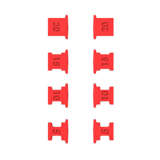 LEATT (2022/2023) adjustment/locking (5/10/15/20 DEGREES) straps Z-FRAME (pair) EXTENTION STOPPER KIT (spare parts)