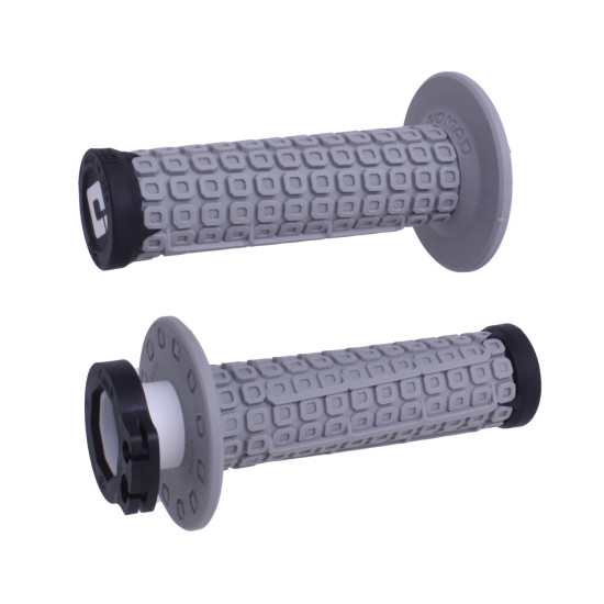 ODI BEKELĖS RANKENOS NOMAD MX V2 LOCK-ON GRIP SPALVOS PILKA JUODA
