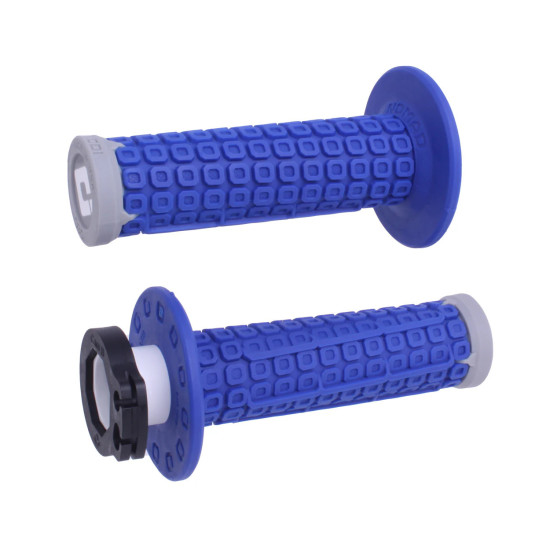 ODI OFF ROAD GRIPS NOMAD MX V2 LOCK-ON GRIP BLUE GREY