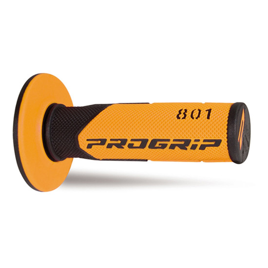 PROGRIP PG801 OFF ROAD GRIPS (22+25MM, 115MM LENGTH) BLACK / ORANGE (TWO-COMPONENT) (801-144) (PG801 / 5)