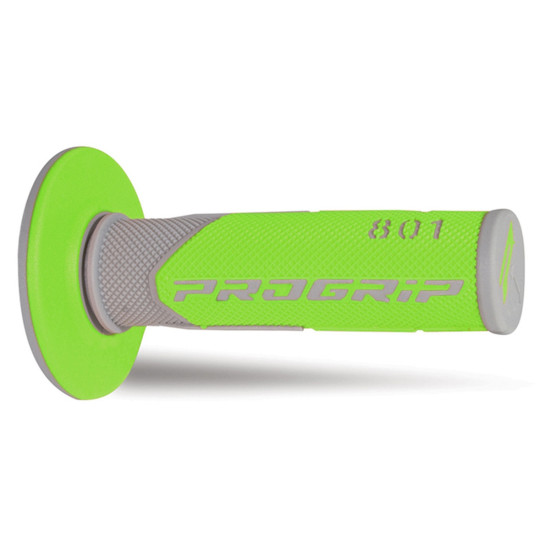 PROGRIP PG801 BEKELĖS RANKENOS (22+25 MM, 115 MM ILGIO) PILKO / ŽALIO (DVIEJŲ KOMPONENTŲ) (801-290) (PG801 / 4)