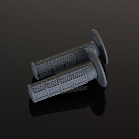 RENTHAL PROMOTION MX GRIPS SINGLE COMPOUND DIAMOND / WAFFLE MEDIUM, SINGLE COMPOUND, COLOR GRAY