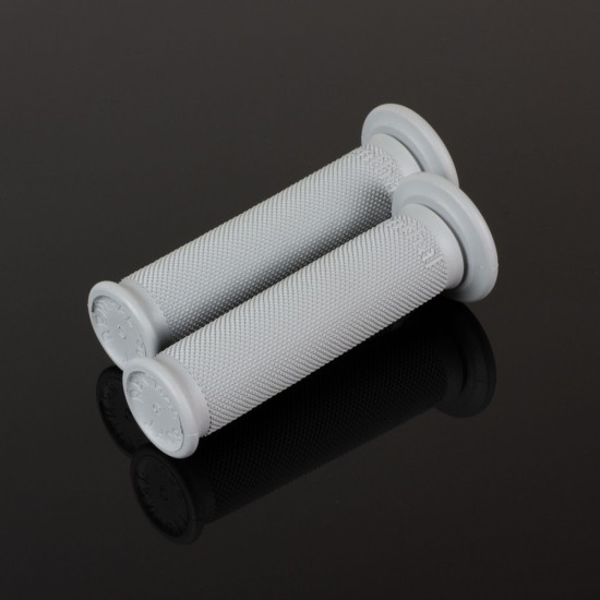 RENTHAL MX TRIALS FULL DIAMOND SOFT GRIPS, SOFT, SINGLE COMPONENT, LIGHT GRAY