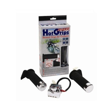 OXFORD HEATED GRIPS WITH CONTROL PANEL 25.4MM ESSENTIAL CRUISER (INCH) (EL)