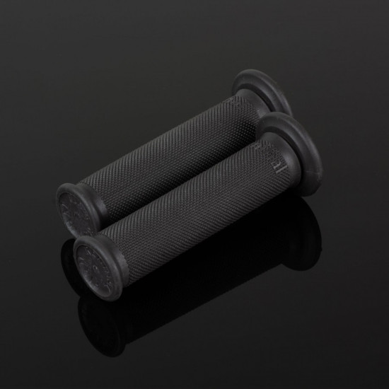 RENTHAL MX TRIALS GRIPS FULL DIAMOND FIRM, OEM HARDNESS, SINGLE COMPONENT, GRAY COLOR